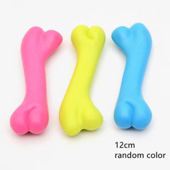Rubber Bite Resistant Dog Bone Toy