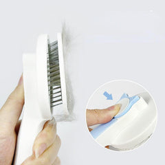 Self Cleaning Pet Grooming  Slicker Brush
