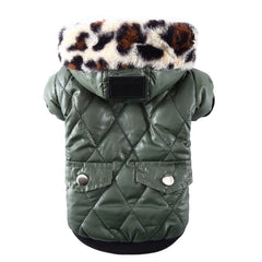 Warm Hooded Fashionable Dog Coat
