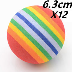 Soft Rainbow Sponge Ball Toy