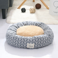 Flax Tart Comfy Pet Bed for Cats and Small Dogs