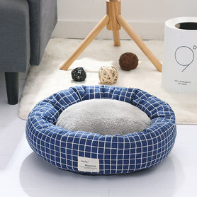 Flax Tart Comfy Pet Bed for Cats and Small Dogs
