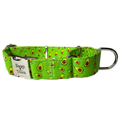 Boop Town Durable Cotton Dog Collar with Quick-Release Metal Buckle