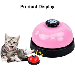 Pet Training Dinner Bell Toy for Interactive Dog and Cat Training