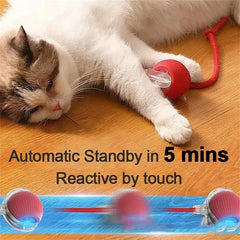 Rechargeable Smart Automatic Rolling Ball Toy for Cats and Dogs