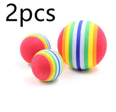 Soft Rainbow Sponge Ball Toy