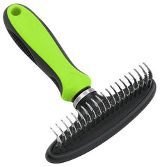 Flex Series Undercoat Dematter Grooming Rake for Dogs and Cats