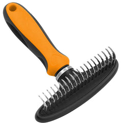 Flex Series Undercoat Dematter Grooming Rake for Dogs and Cats