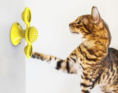 'Windmill' Rotating Suction Cup Spinning Cat Toy
