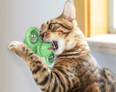'Windmill' Rotating Suction Cup Spinning Cat Toy